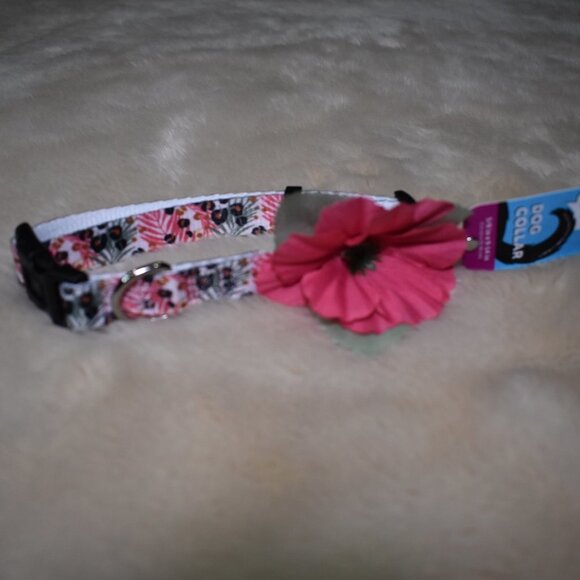 Dog Harness and Matching Collar Tropical Animal Print Set Size Small - Picture 5 of 8